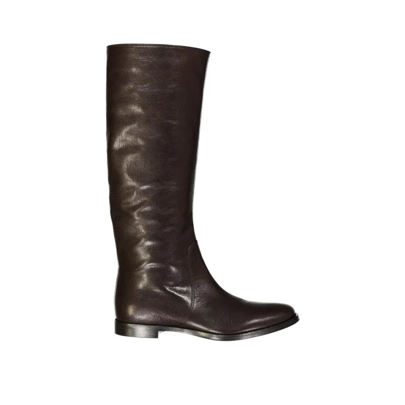Sergio Rossi Leather Boots sold by Siebentaschen