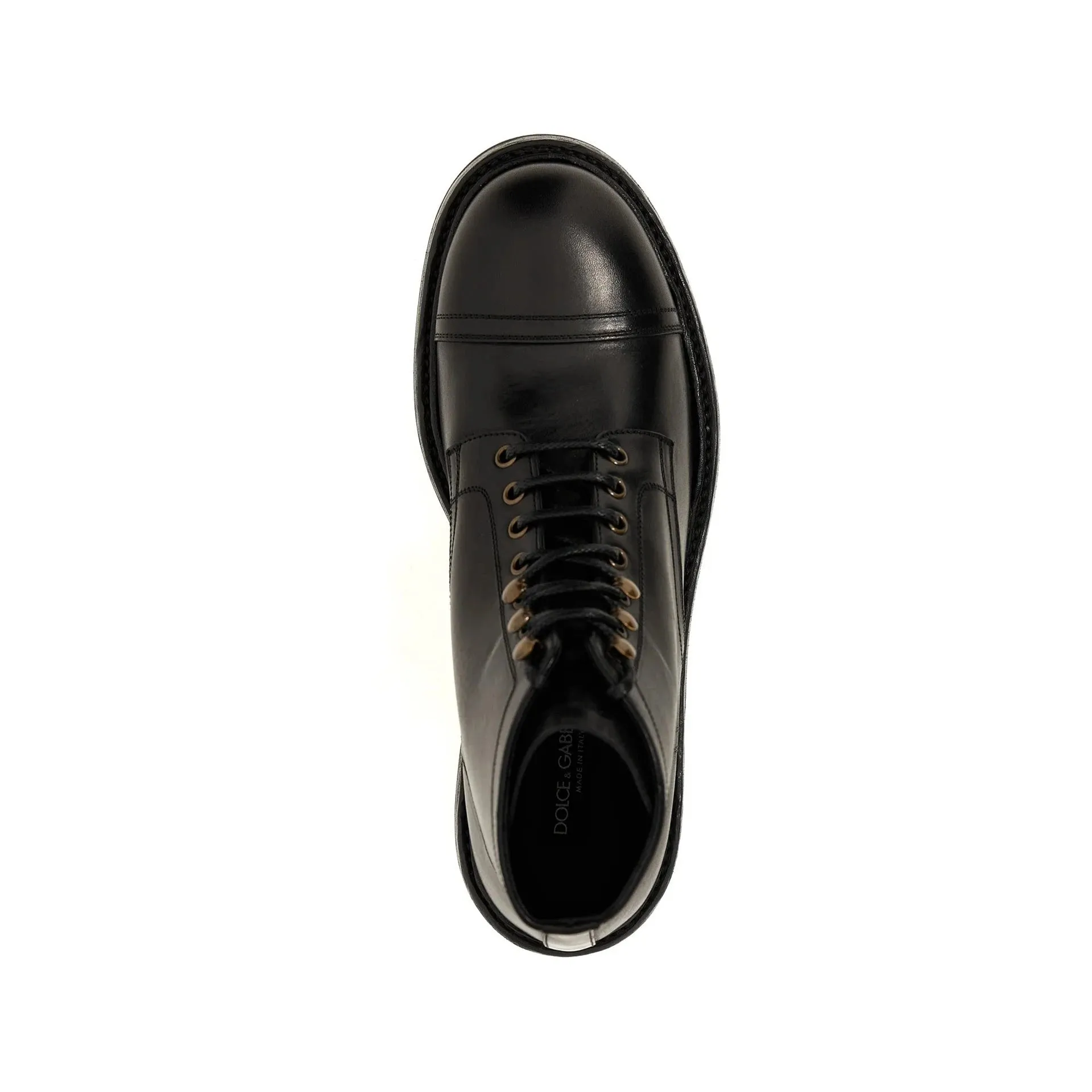 Dolce & Gabbana Lace-Up Leather Boots sold by Siebentaschen product image thumbnail 4