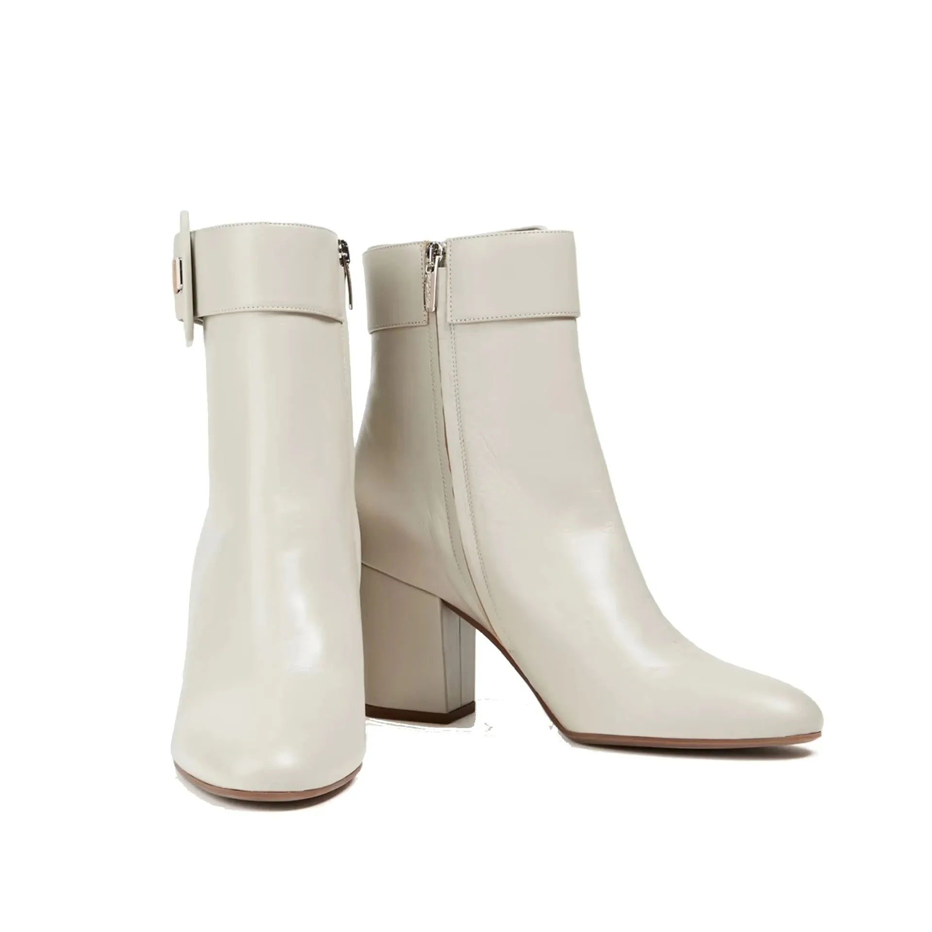 Sergio Rossi Buckled Leather Ankle Boots sold by Siebentaschen product image thumbnail 2