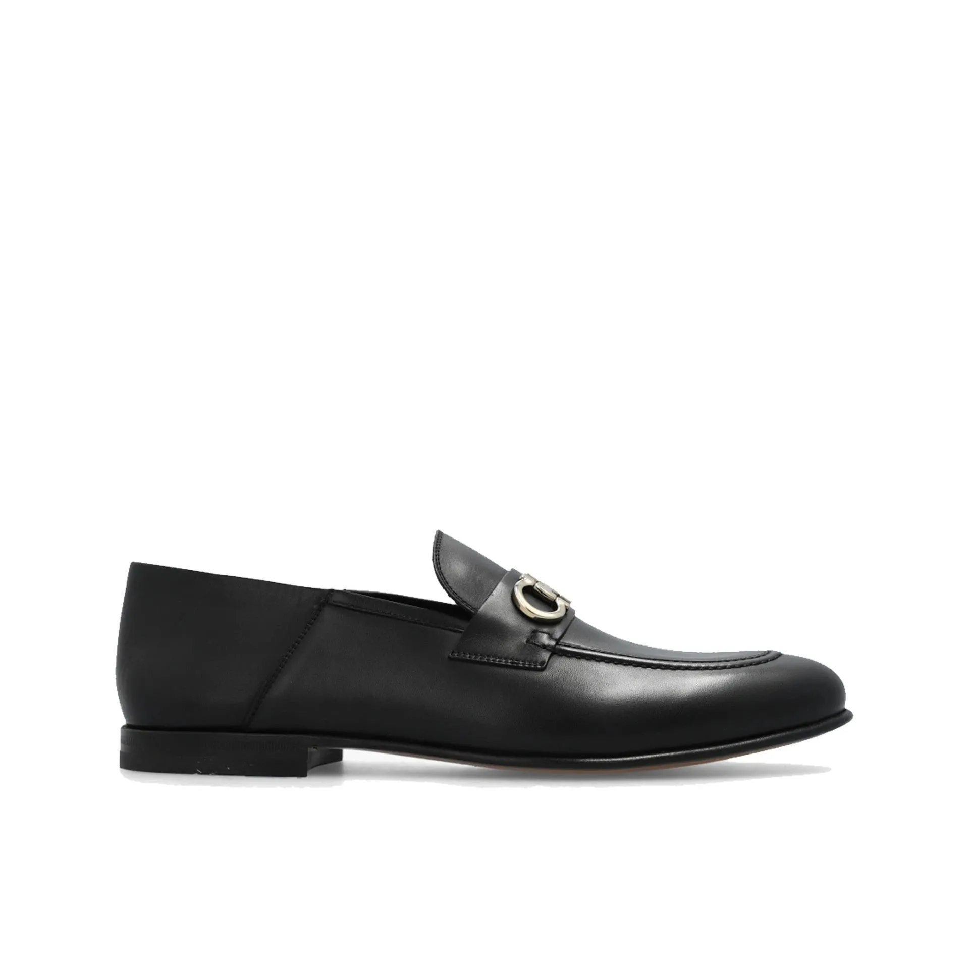 P118-Salvatore Ferragamo Gin Leather Loafers sold by Siebentaschen