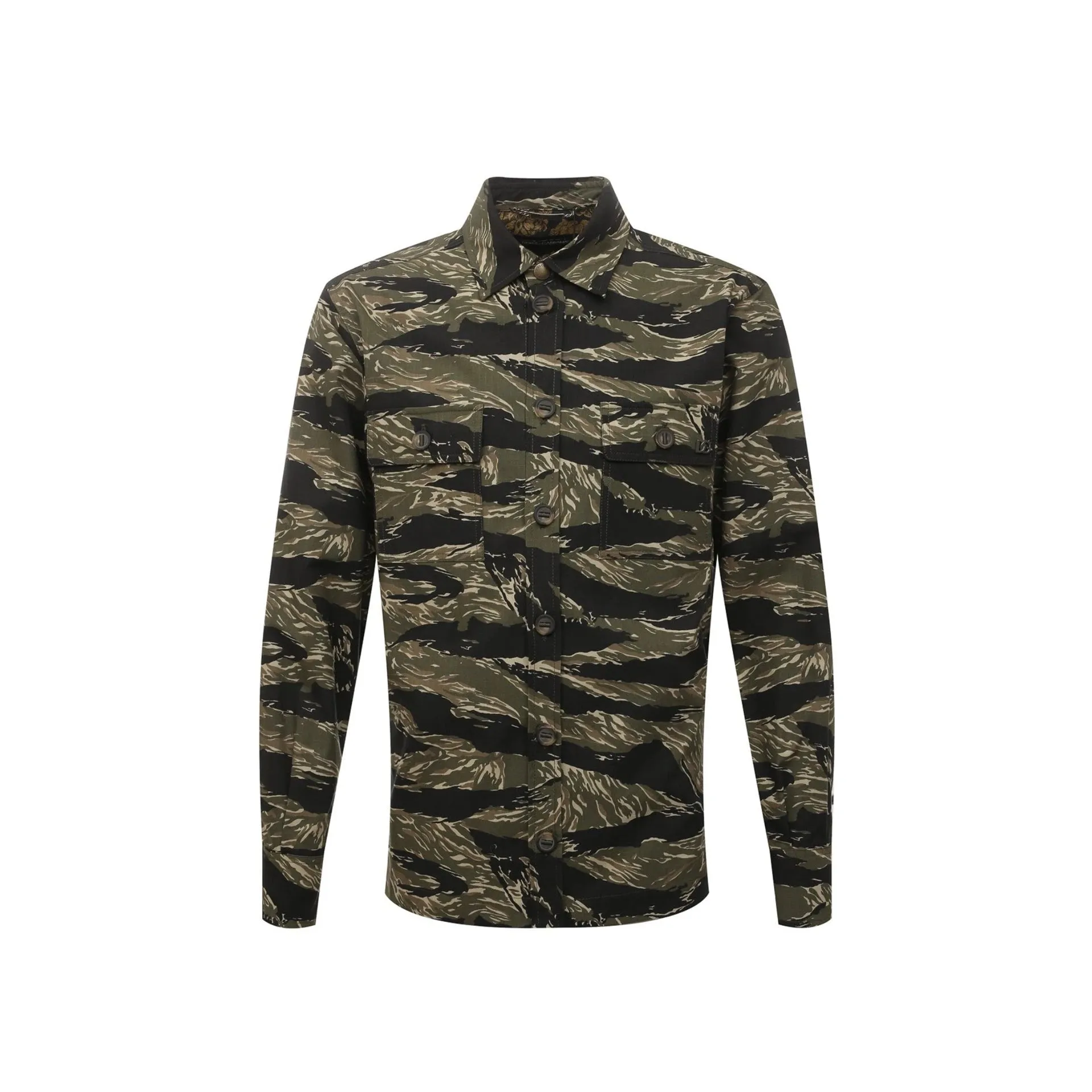 Dolce & Gabbana Camouflage Shirt sold by Siebentaschen