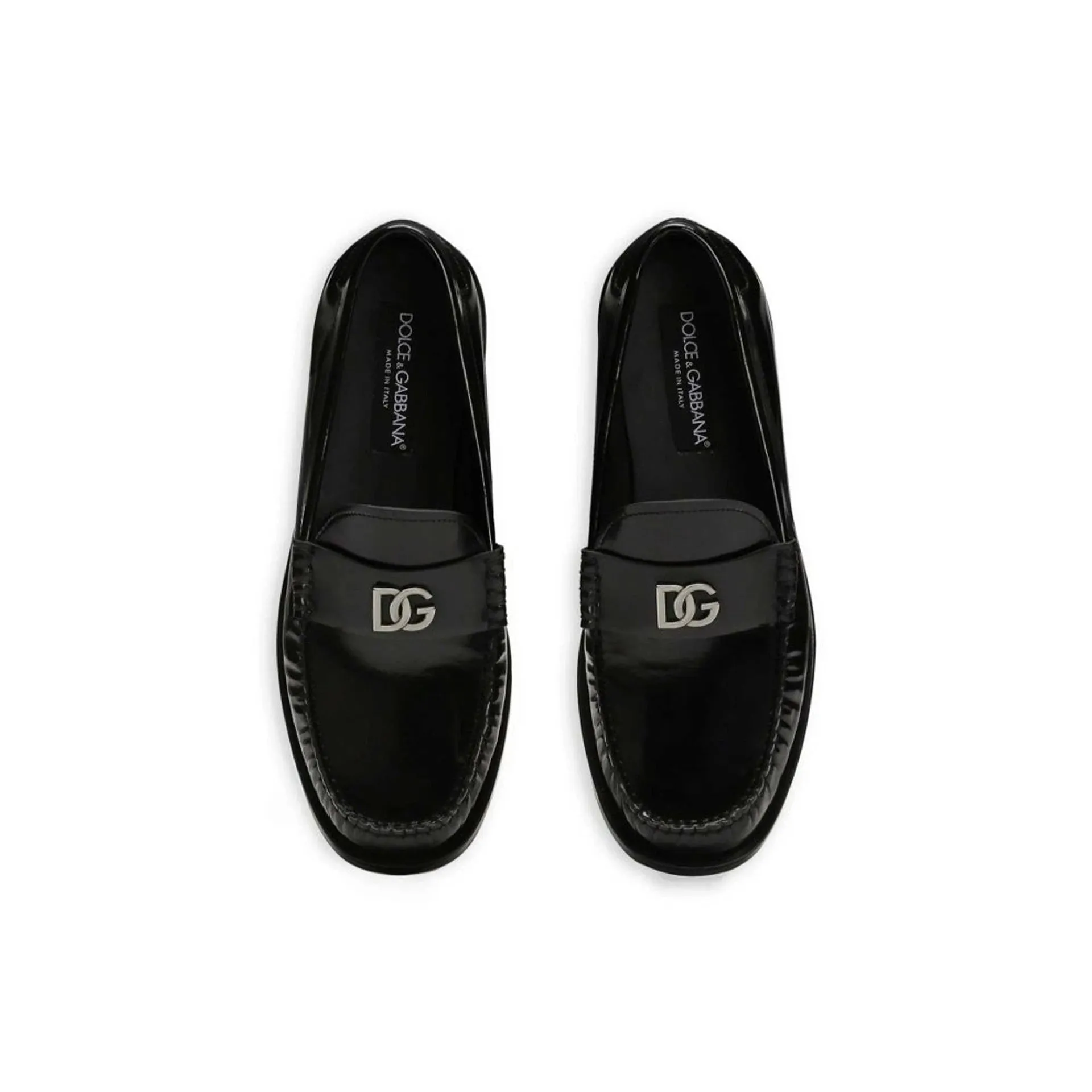Dolce & Gabbana Leather Logo Loafers sold by Siebentaschen product image thumbnail 4