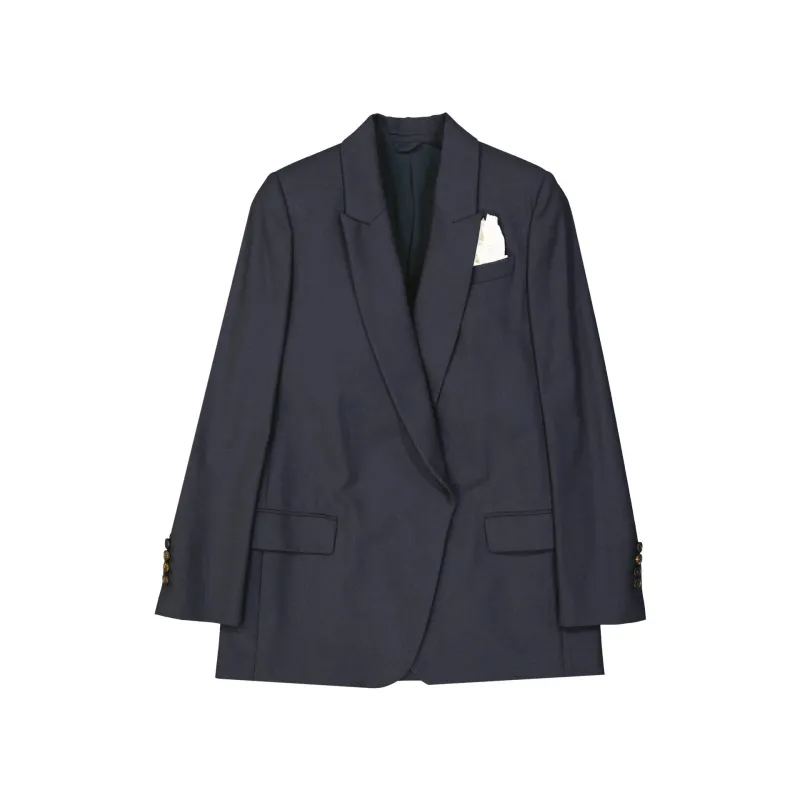 Brunello Cucinelli Virgin Wool Jacket sold by Siebentaschen