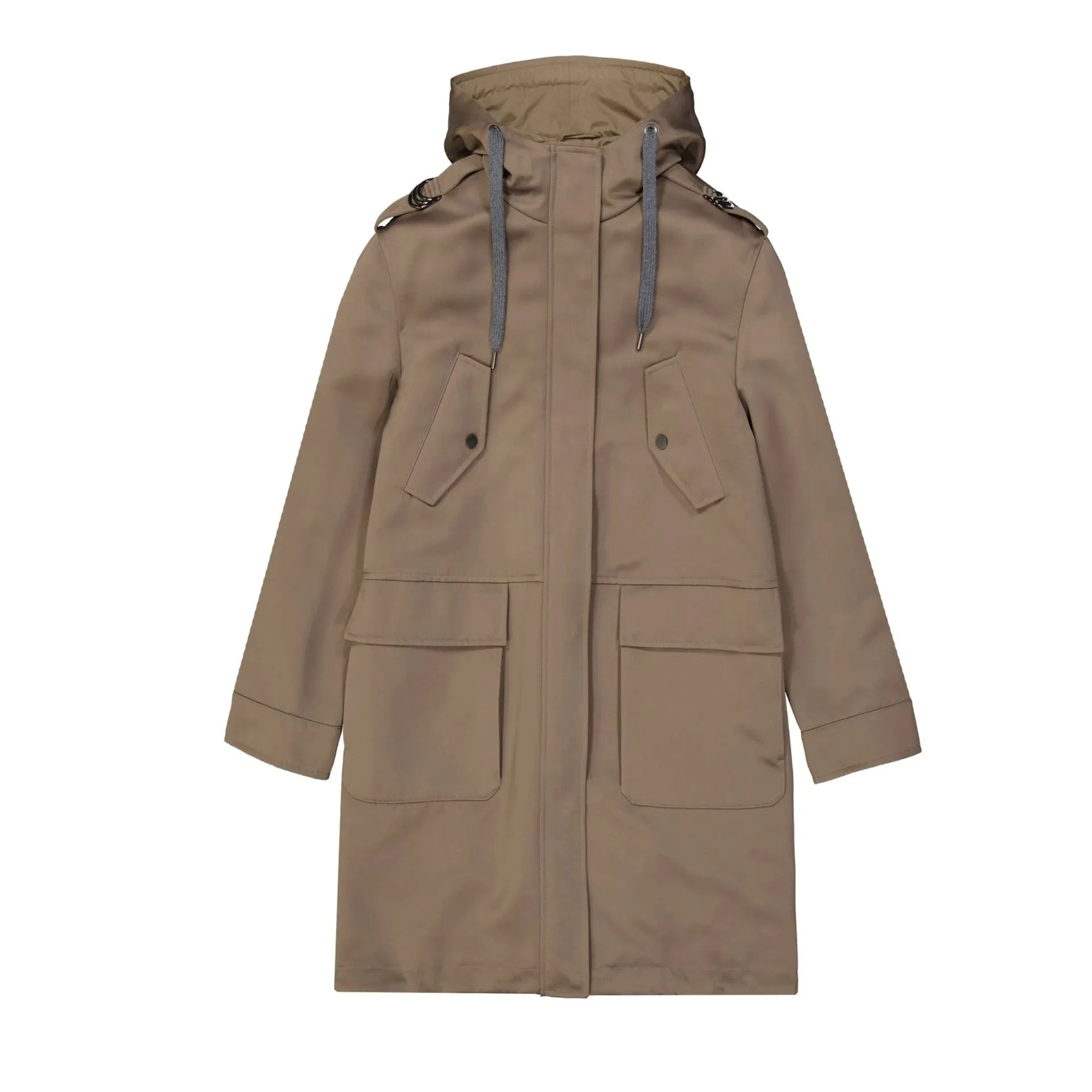 Brunello Cucinelli Blend Cotton Parka sold by Siebentaschen