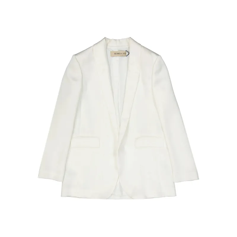 Blanca Vita Satin Effect Jacket sold by Siebentaschen
