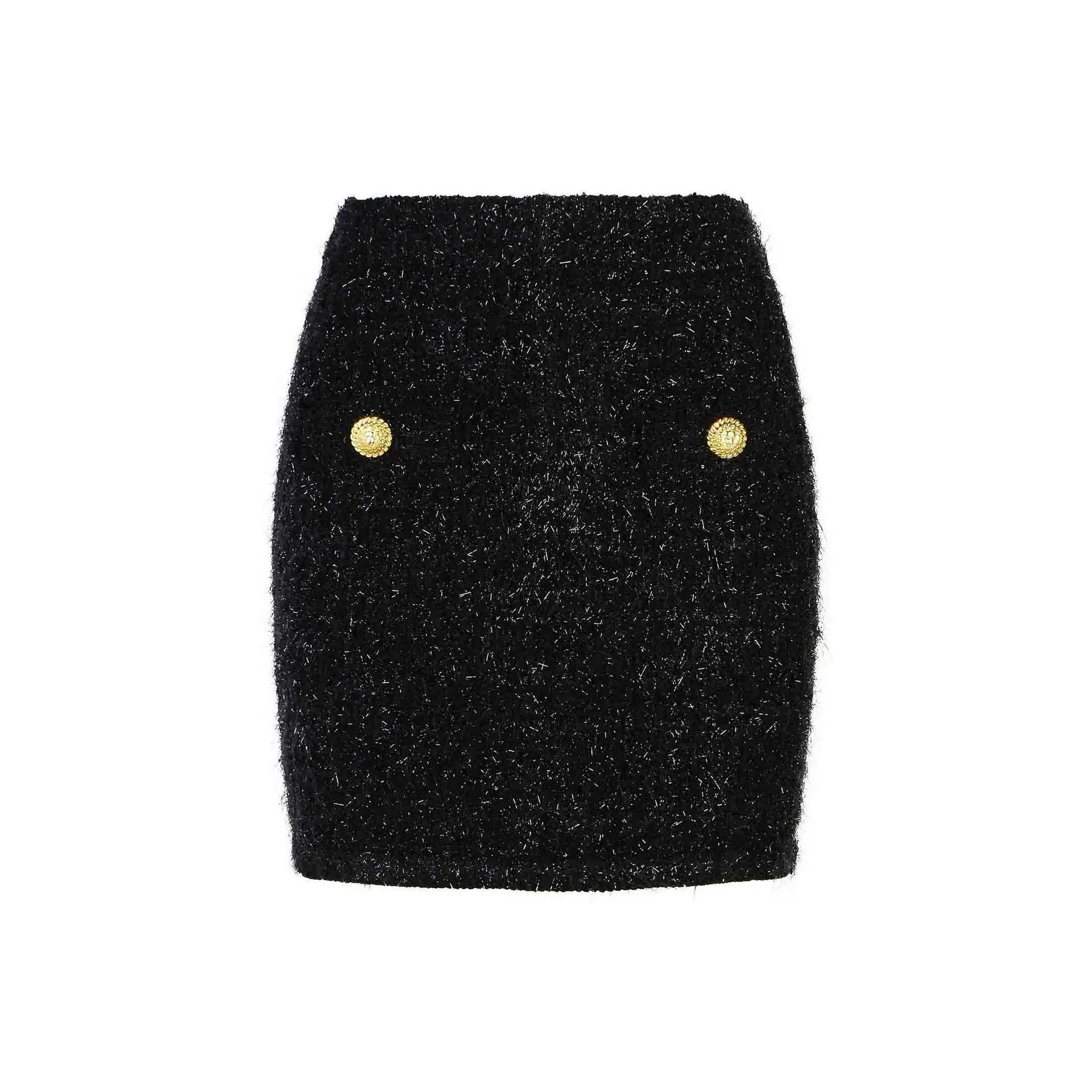 Balmain Tweed Mini Skirt sold by Siebentaschen
