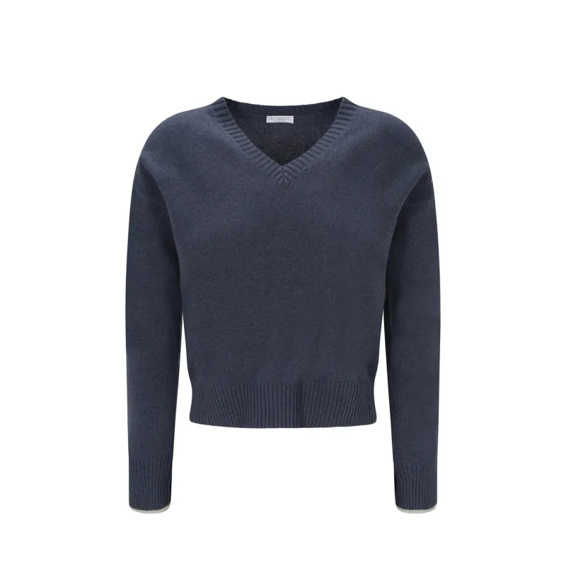 Brunello Cucinelli V Neck Sweater sold by Siebentaschen