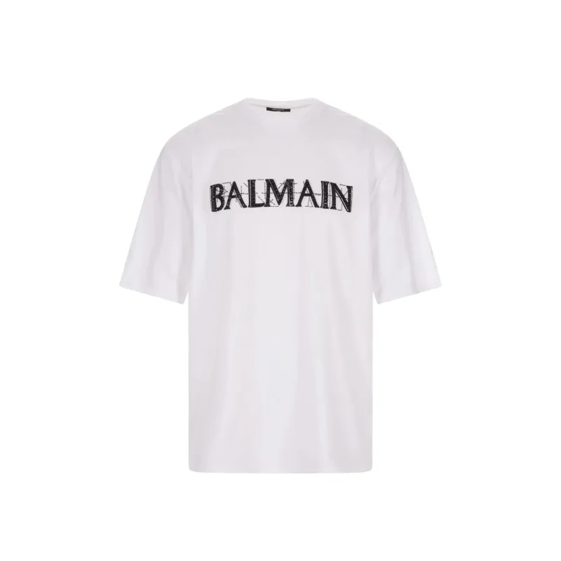 Balmain Oversize Cotton T-Shirt sold by Siebentaschen