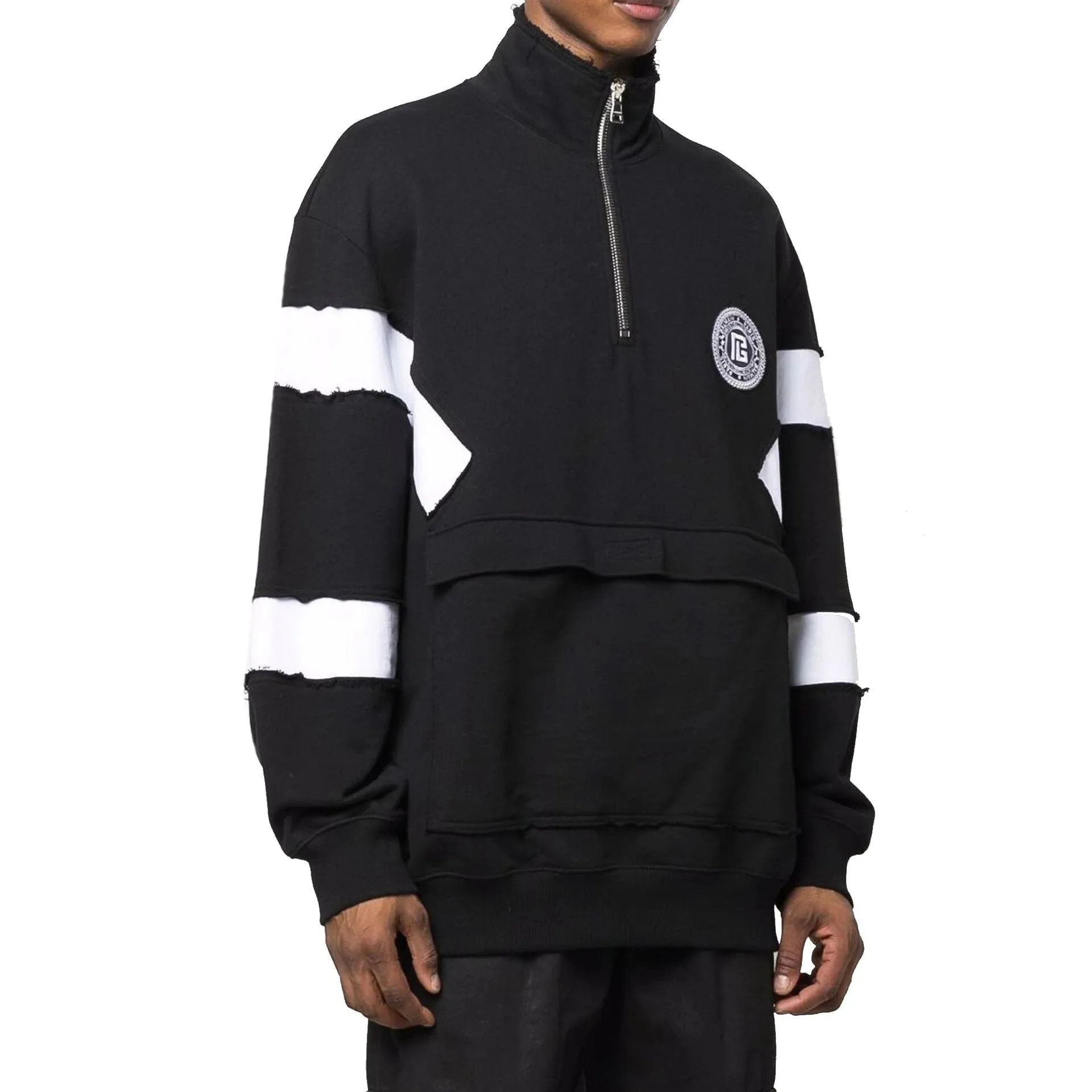 Balmain Circle Logo Cotton Sweatshirt sold by Siebentaschen product image thumbnail 2
