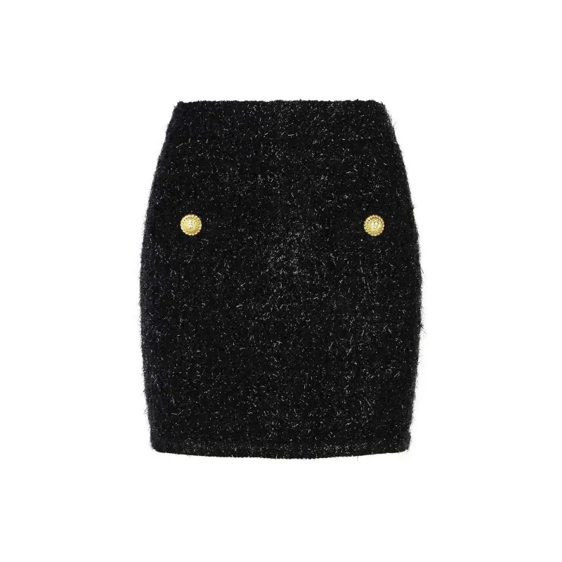 Balmain Tweed Mini Skirt sold by Siebentaschen