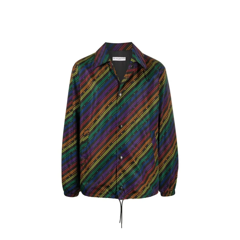 Givenchy Rainbow Chain Nylon Jacket made by Givenchy
