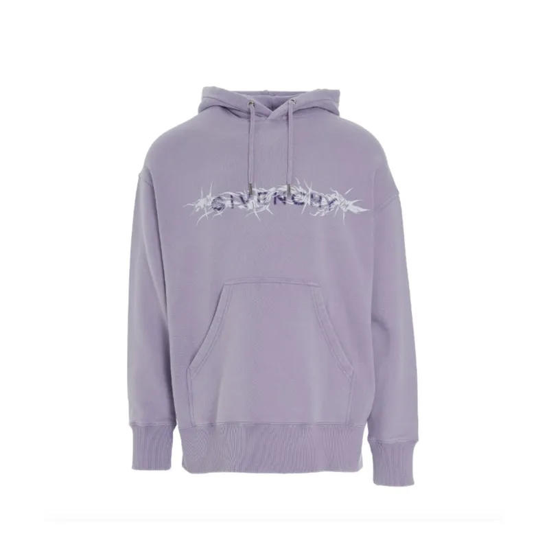 Givenchy Logo Hooded Sweatshirt sold by Siebentaschen