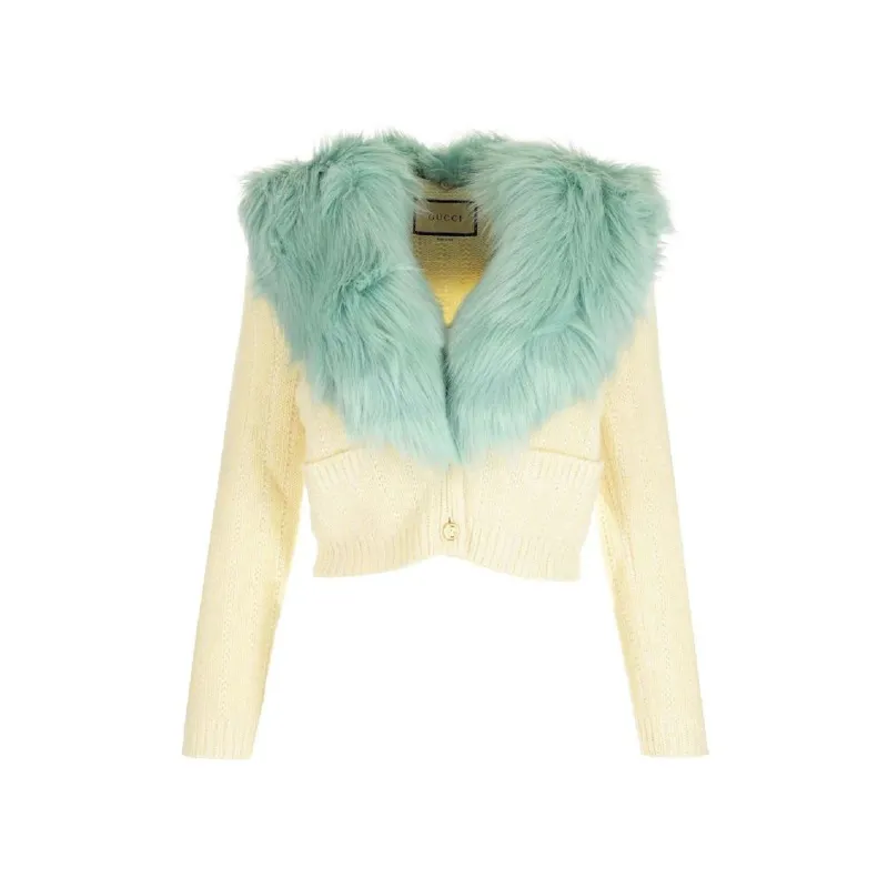 Gucci Wool And Cashmere Cardigan sold by Siebentaschen