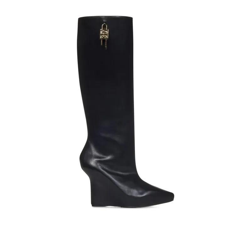 G-Lock Leather Boots made by Givenchy