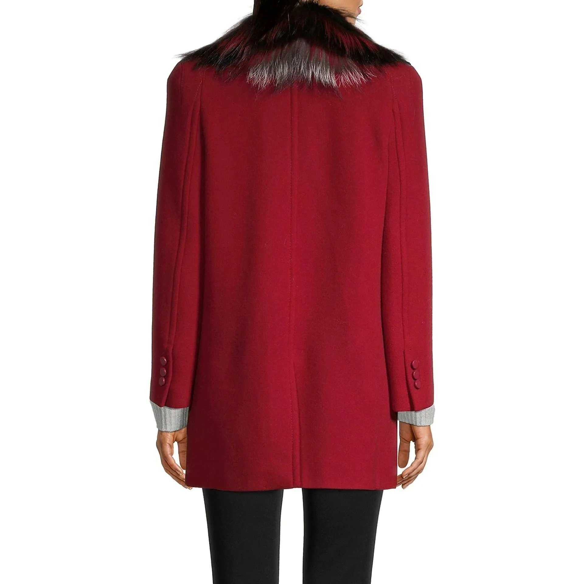 Fendi Fur Collar Wool Coat sold by Siebentaschen product image thumbnail 3