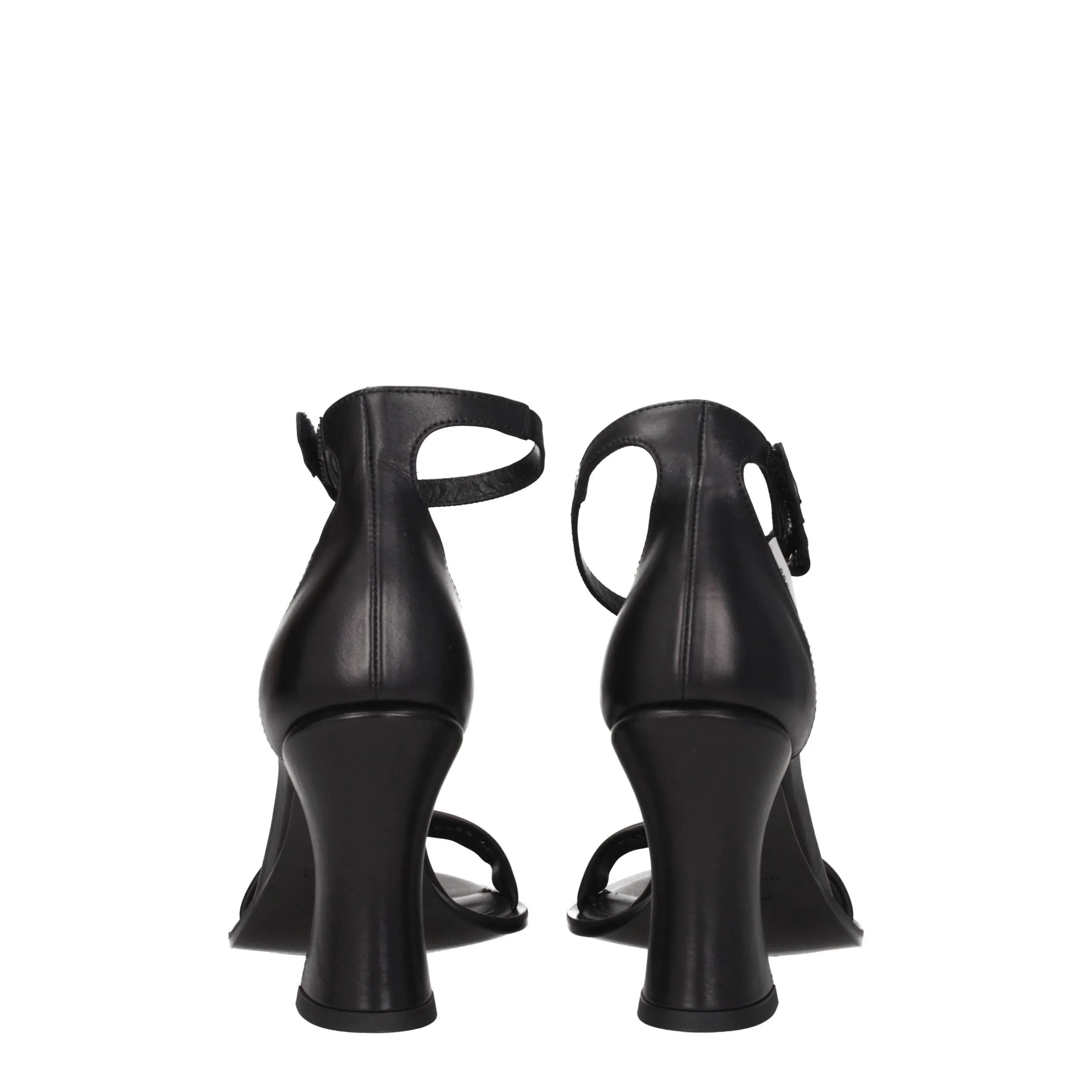 Premiata Black Leather Flat Sandals sold by Siebentaschen product image thumbnail 5