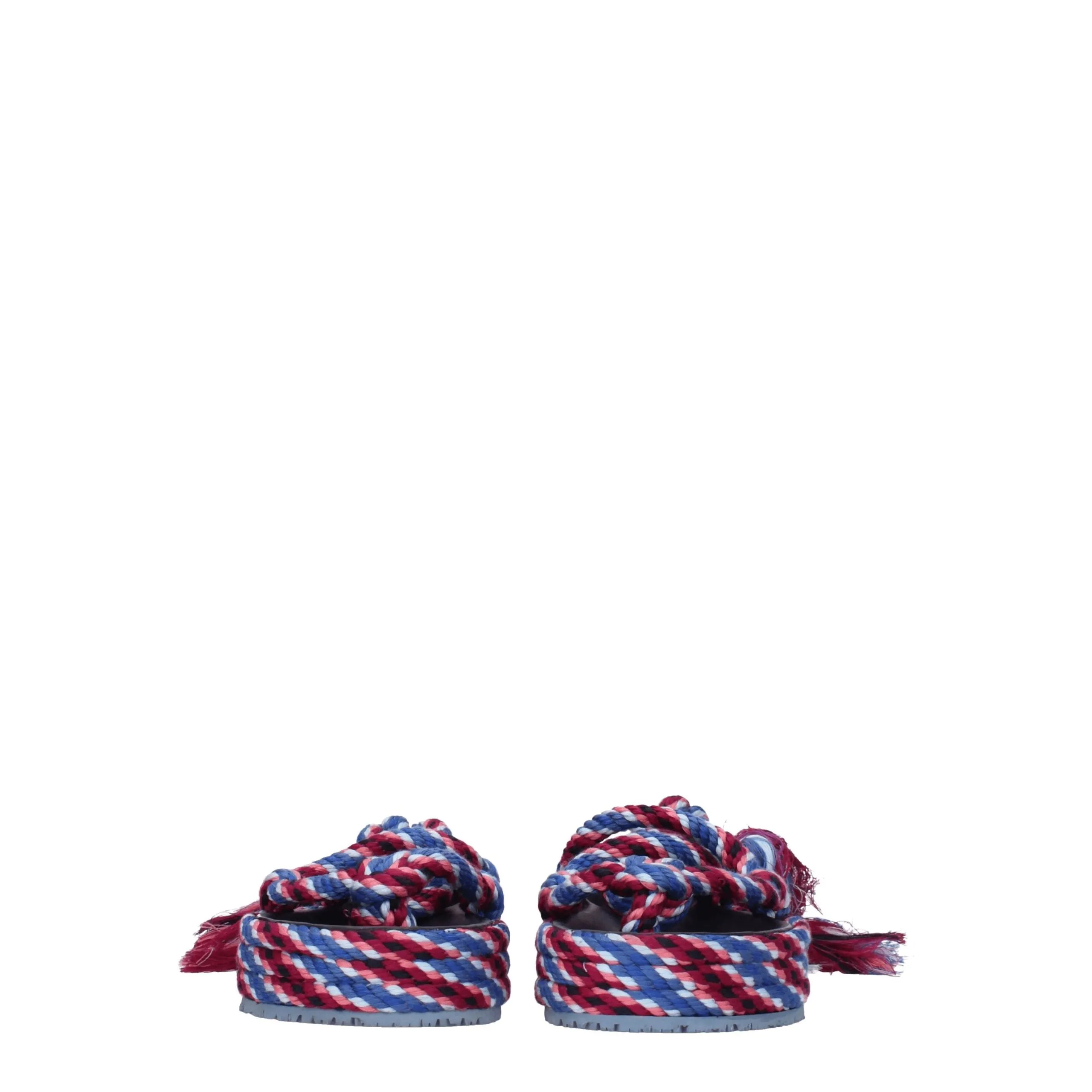 Isabel Marant Blue Fabric Flat Sandals sold by Siebentaschen product image thumbnail 3