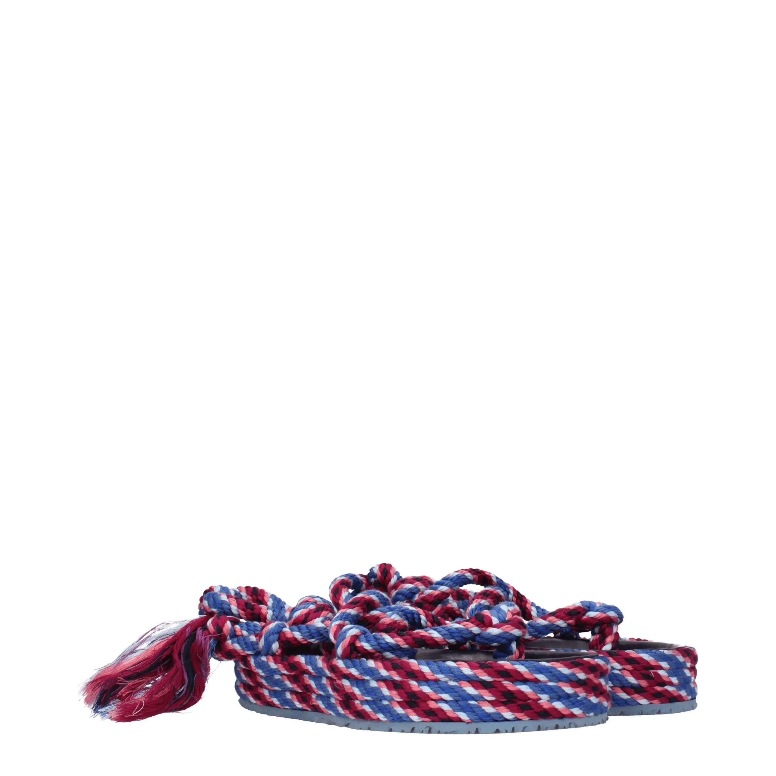 Isabel Marant Blue Fabric Flat Sandals sold by Siebentaschen product image thumbnail 2