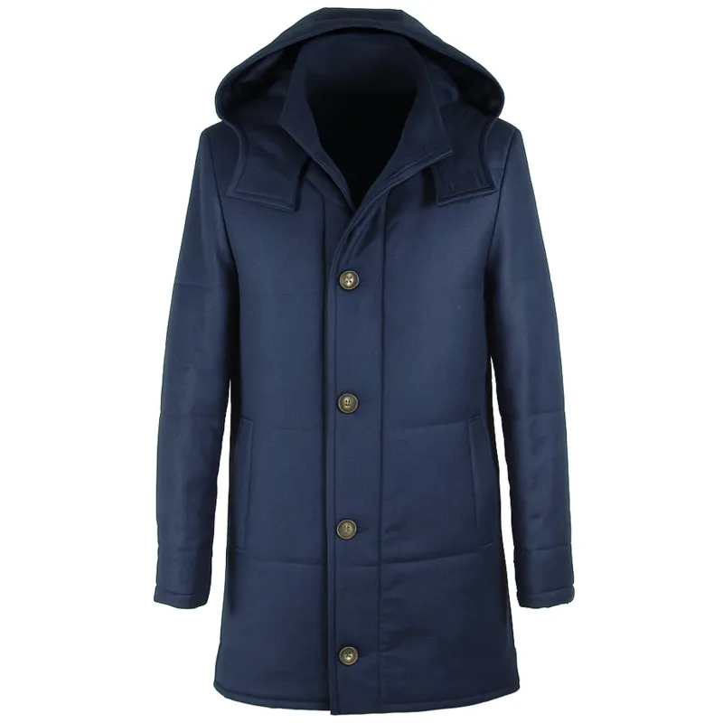 Loro Piana Fabric Jackets Blue Man sold by Siebentaschen