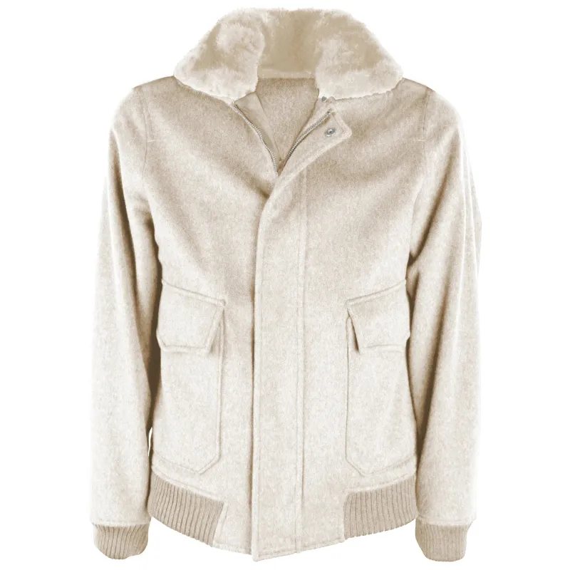 Loro Piana Fabric Jackets Beige Man sold by Siebentaschen