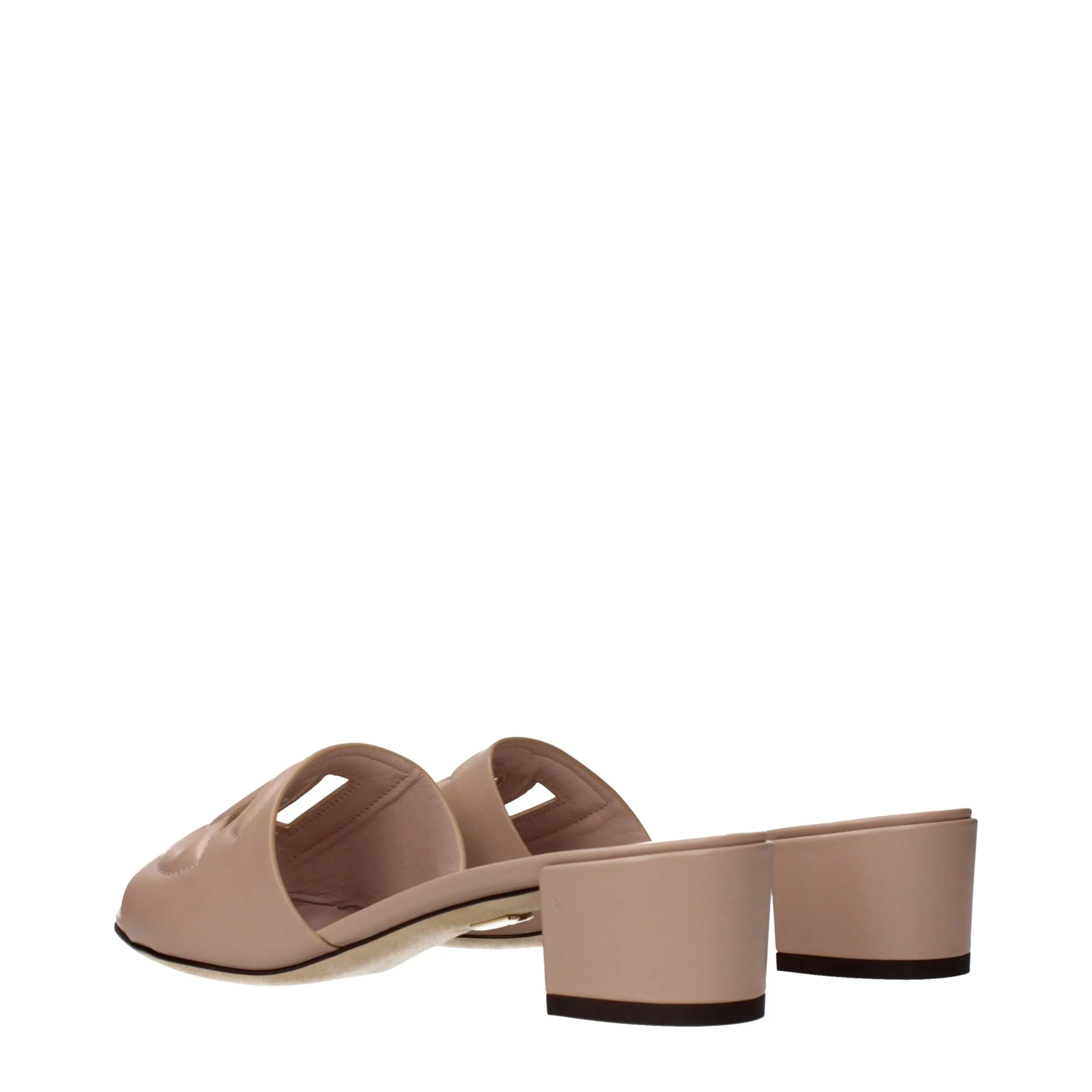 Dolce & Gabbana Pink Leather Sandals sold by Siebentaschen product image thumbnail 4