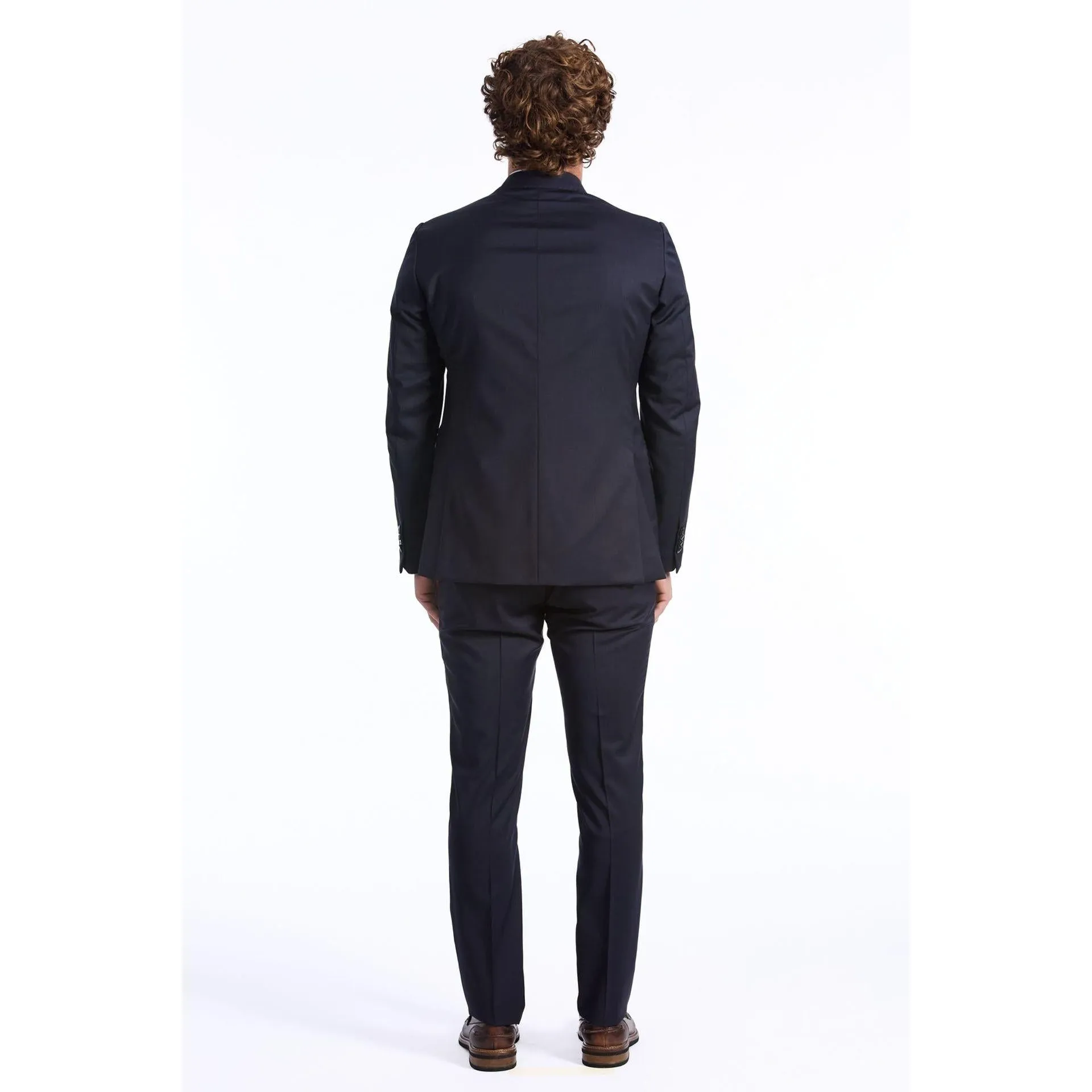 Baldinini Trend Men Wool Blue Suit sold by Siebentaschen product image thumbnail 2