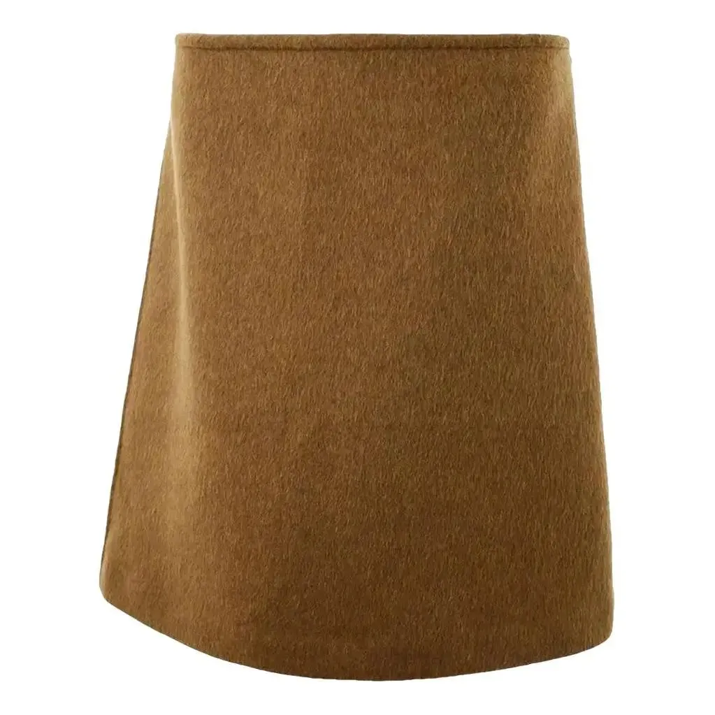 Bottega Veneta Double Face Wool Mohair Coconut Skirt (Imperfect) sold by Siebentaschen