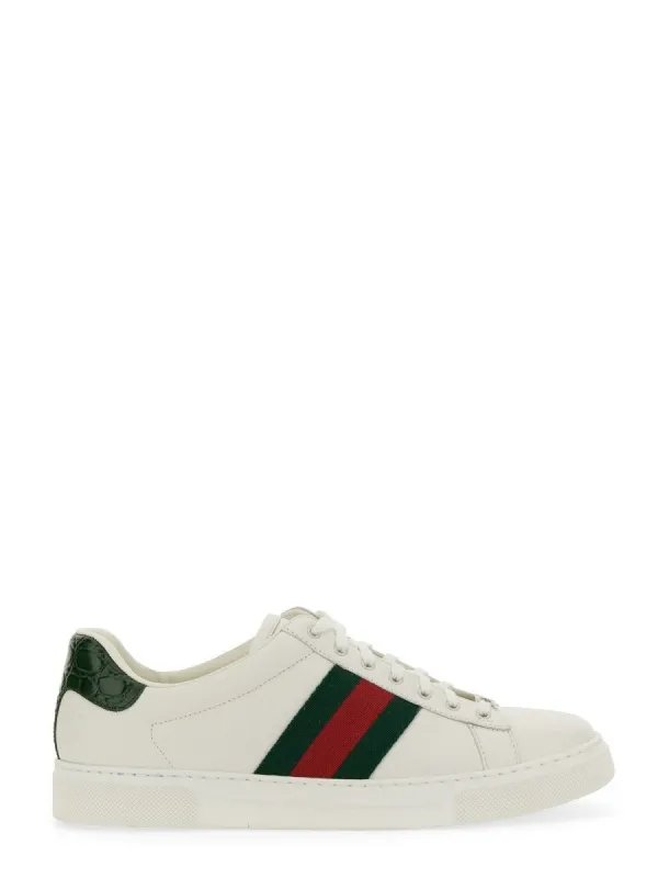 Gucci "ACE" SNEAKER WITH WEB DETAIL sold by Siebentaschen