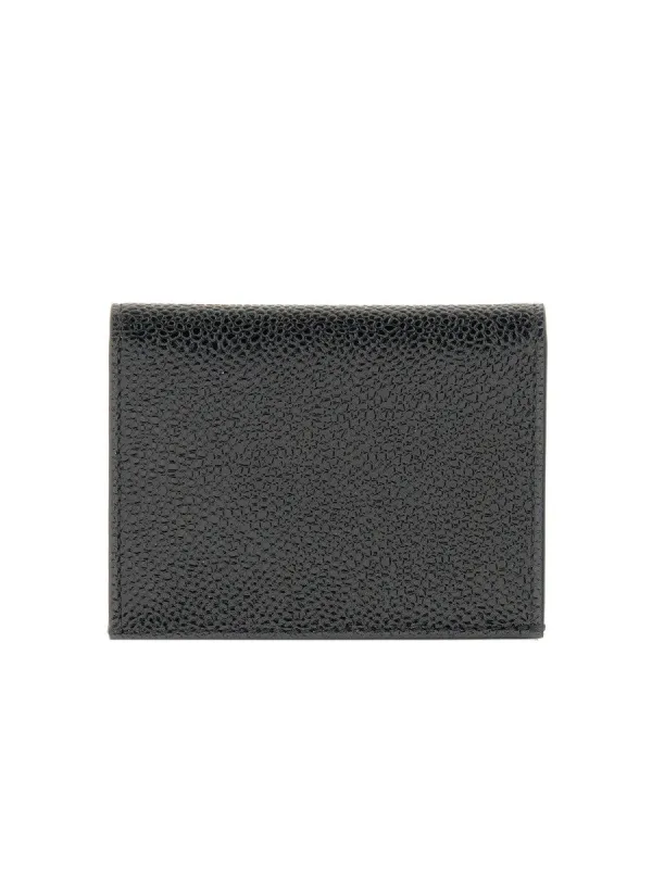 THOM BROWNE LEATHER CARD HOLDER sold by Siebentaschen