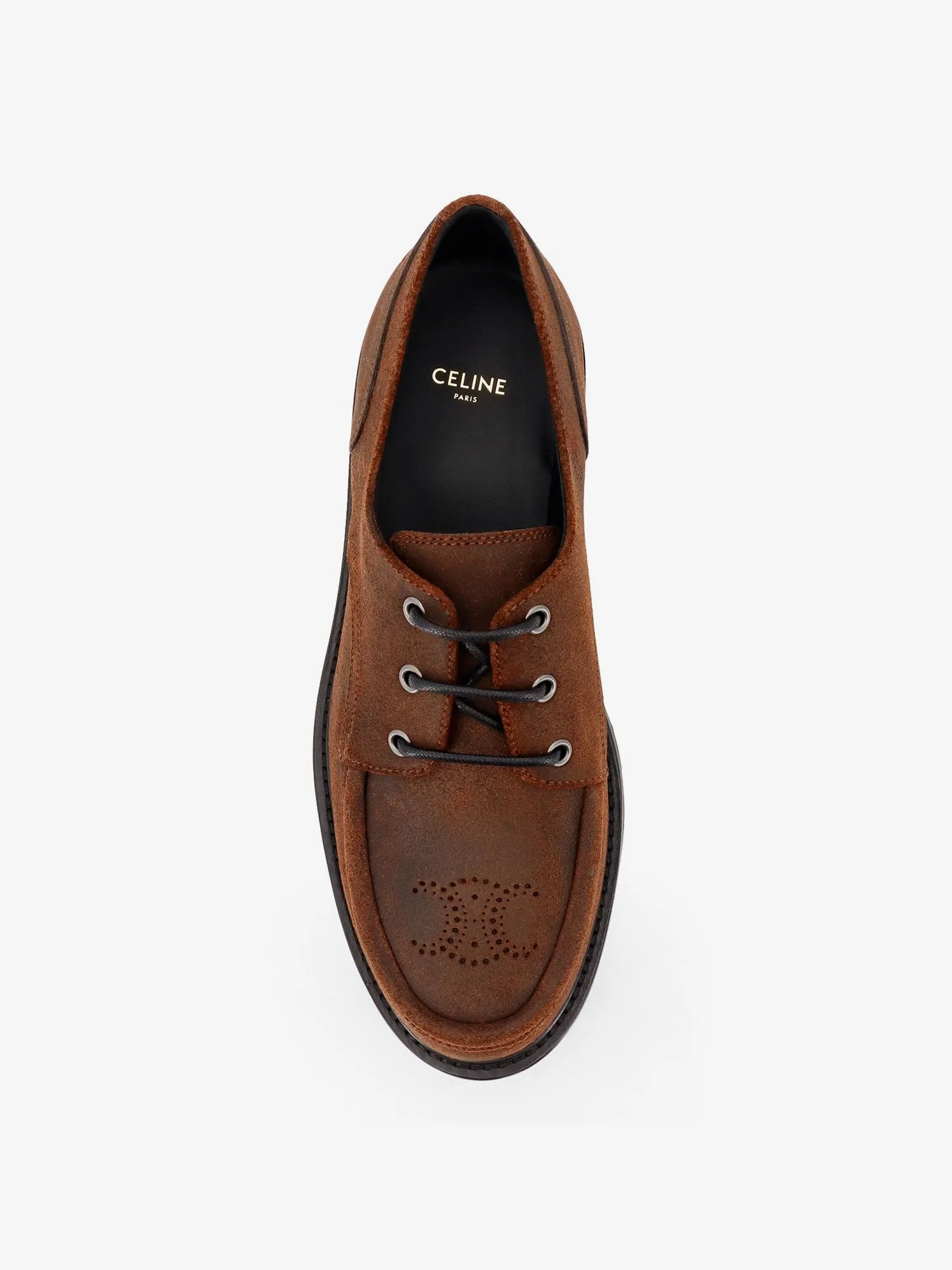 Celine Derby 35 waxed suede Lace Up shoe sold by Siebentaschen product image thumbnail 5