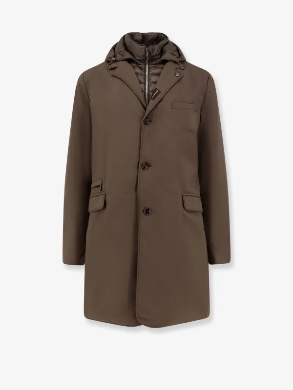 Moorer Redon-Skt padded nylon coat sold by Siebentaschen