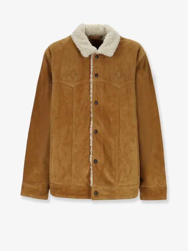 Levi's Suede jacket with faux fur lining sold by Siebentaschen