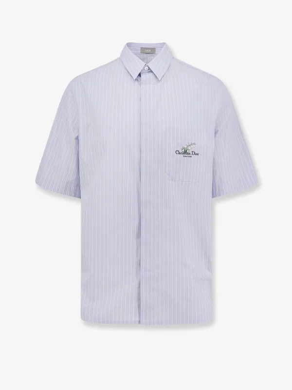 Dior Striped cotton shirt sold by Siebentaschen