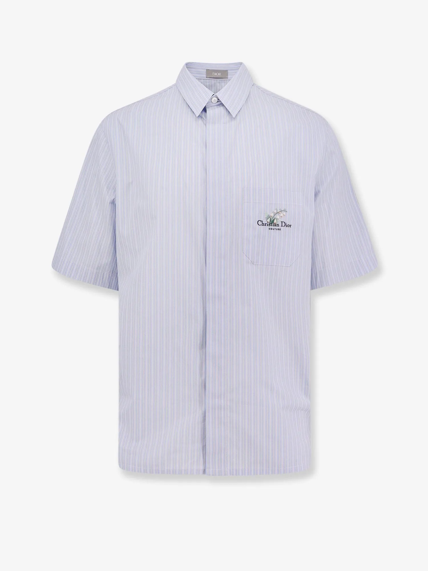 Dior Striped cotton shirt sold by Siebentaschen