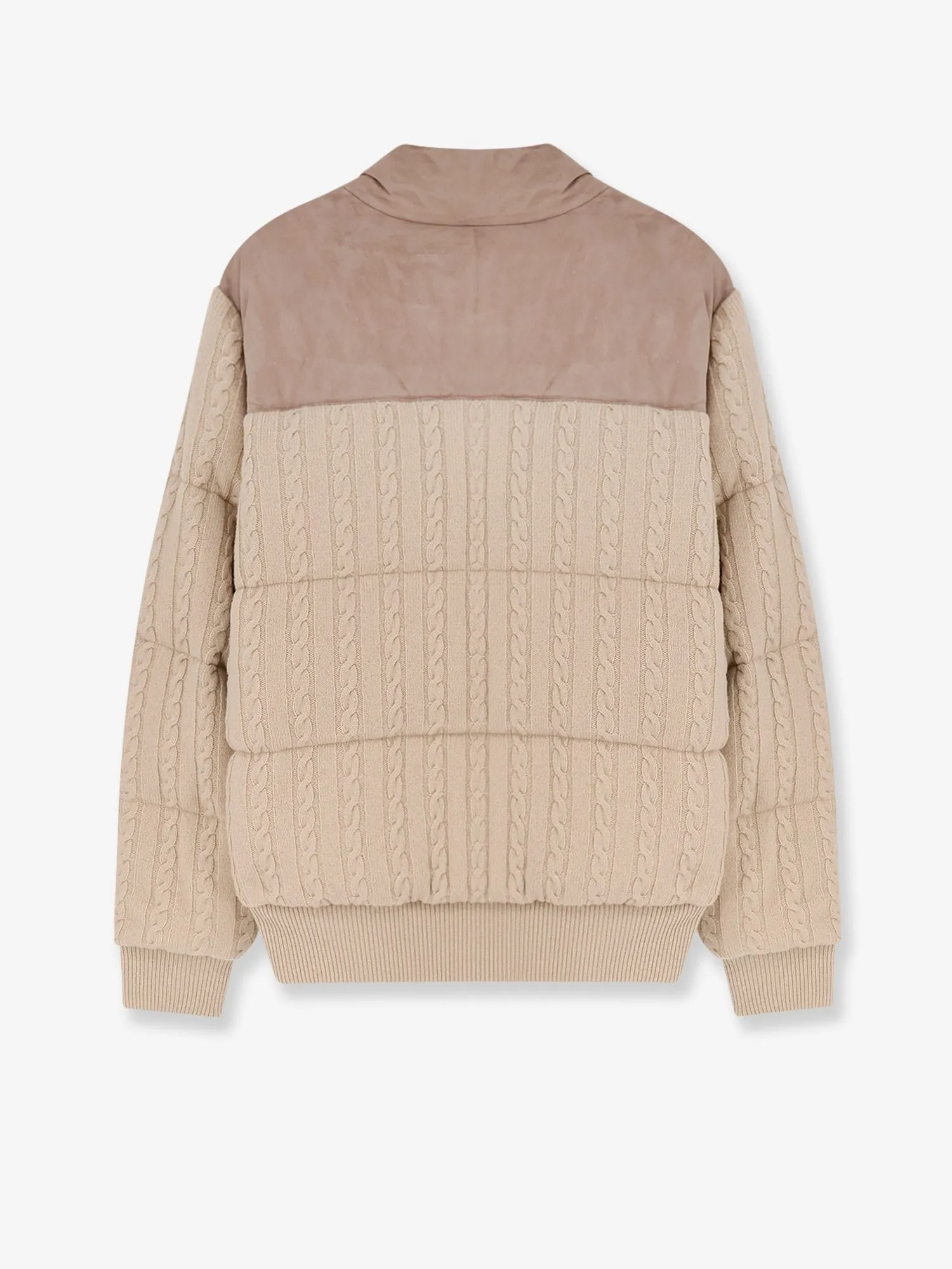 Boss Heat virgin wool and cashmere jacket with suede inserts sold by Siebentaschen product image thumbnail 2