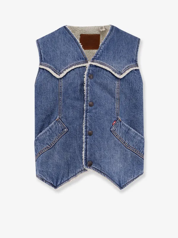 Levi's Denim vest with Repreve® lining sold by Siebentaschen