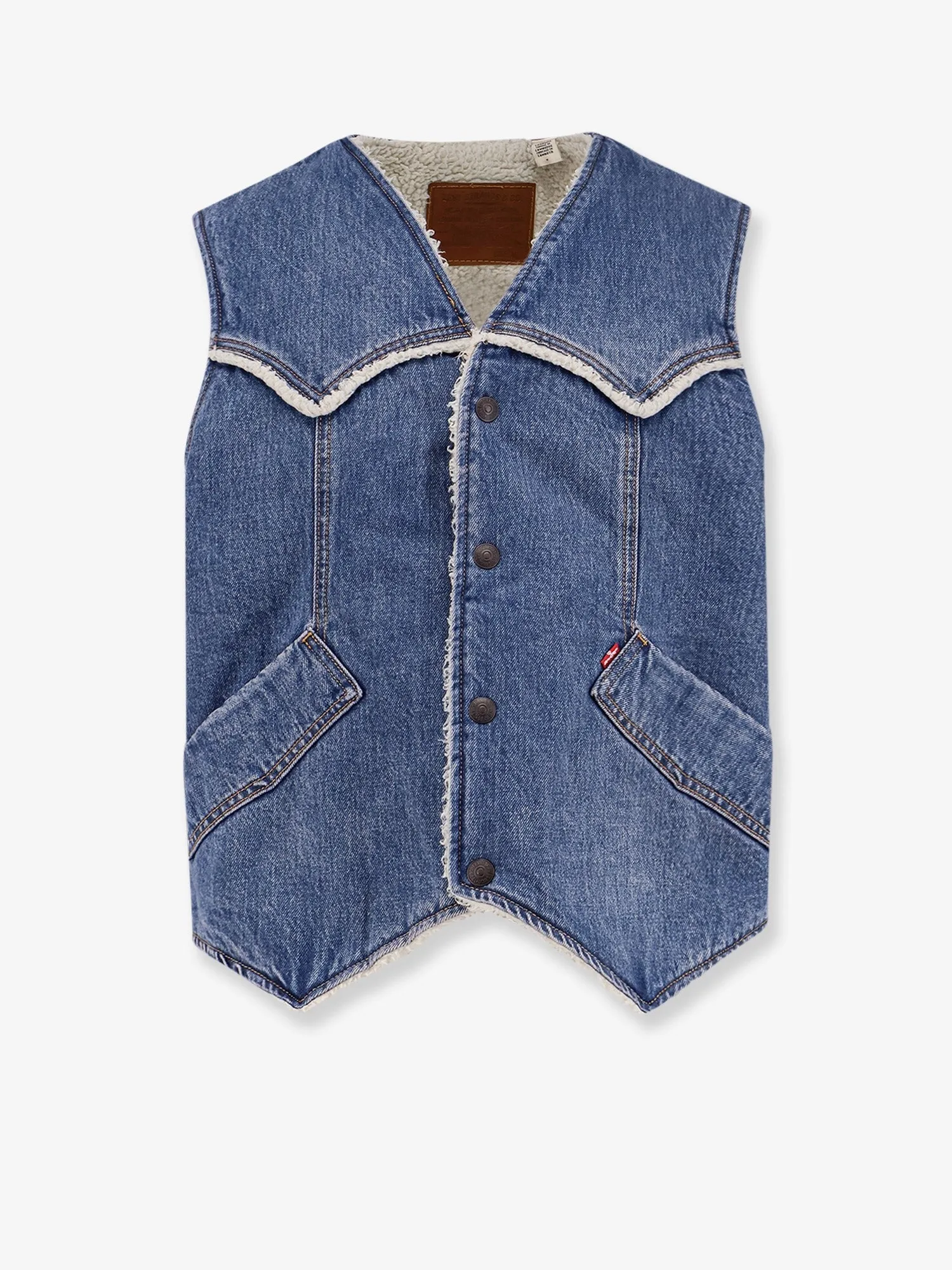 Levi's Denim vest with Repreve® lining sold by Siebentaschen