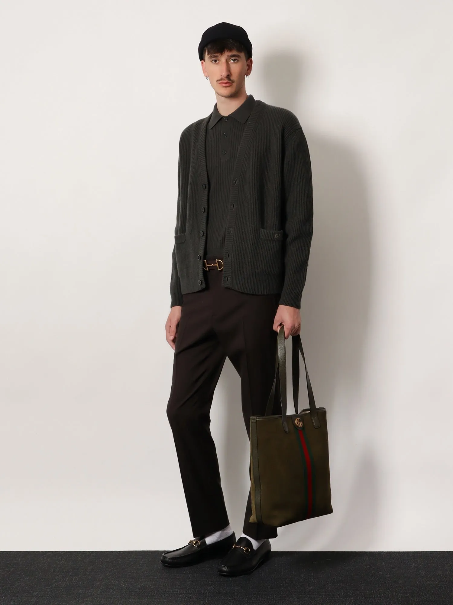 Gucci Ribbed wool and cashmere cardigan sold by Siebentaschen product image thumbnail 2