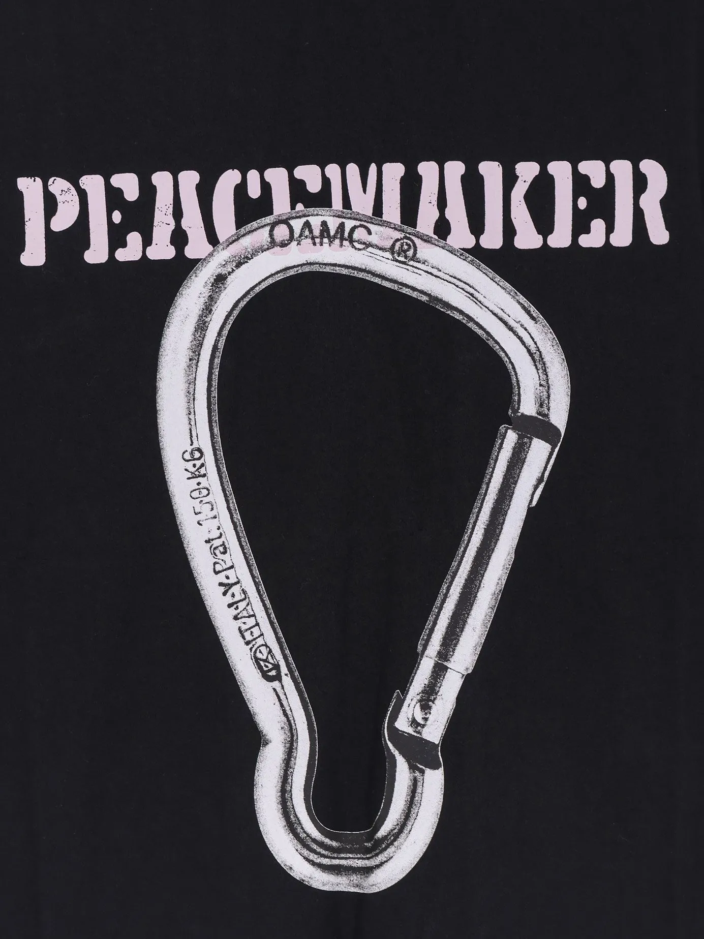 OAMC PEACEMAKER Cotton t-shirt with Carabinier print sold by Siebentaschen product image thumbnail 3