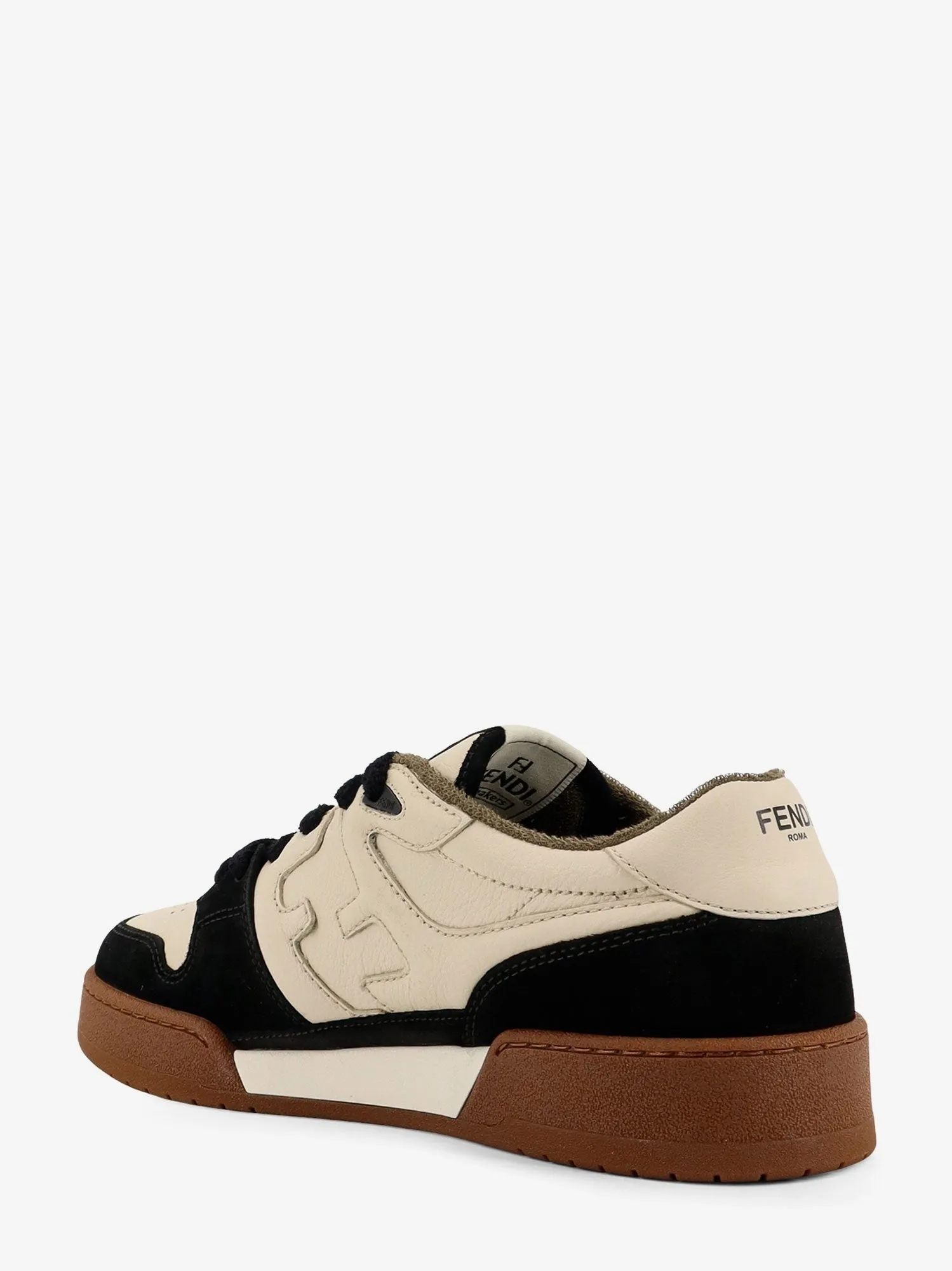Fendi Fendi leather sneakers with suede inserts sold by Siebentaschen product image thumbnail 3