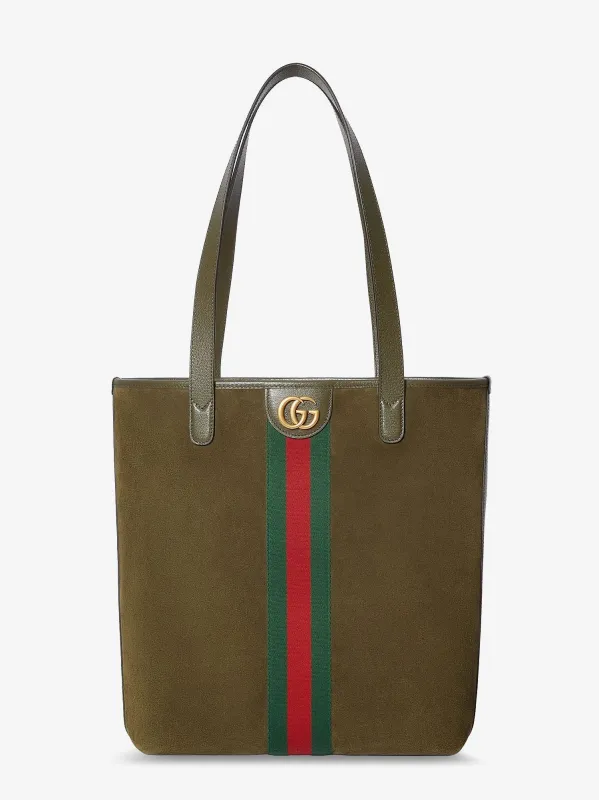 Gucci Ophidia suede and leather shopping bag sold by Siebentaschen