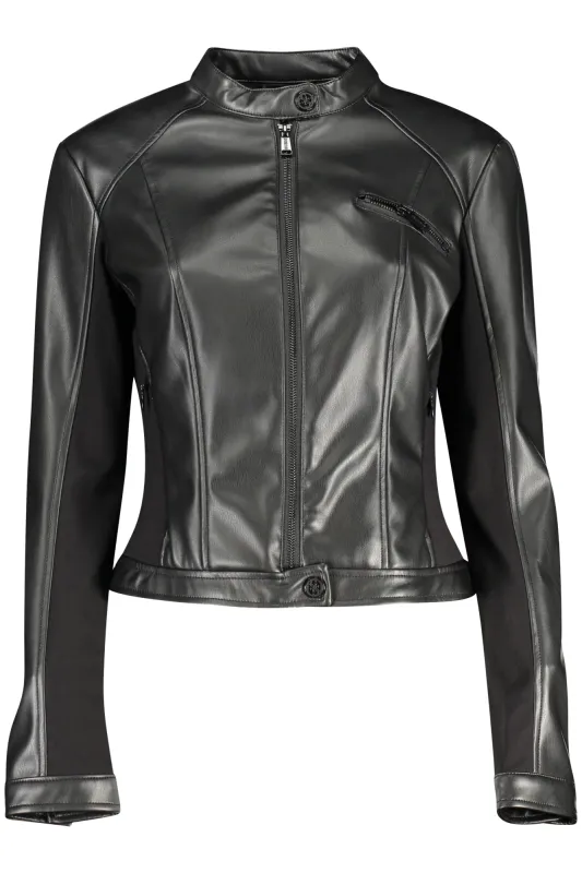 GUESS JEANS SPORT JACKET WOMEN BLACK made by Siebentaschen