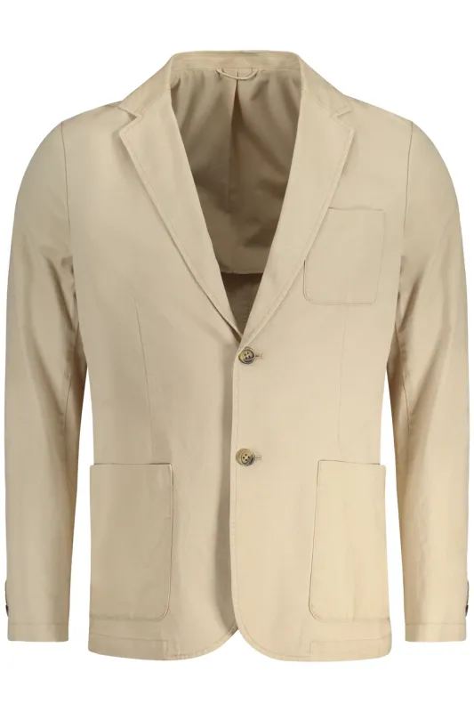 GUESS JEANS CLASSIC JACKET MEN BEIGE sold by Siebentaschen