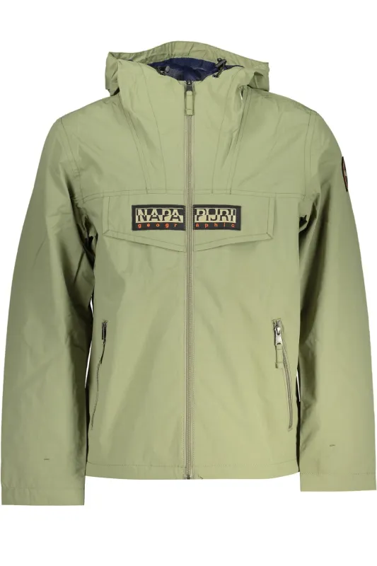 NAPAPIJRI GREEN MEN SPORTS JACKET sold by Siebentaschen