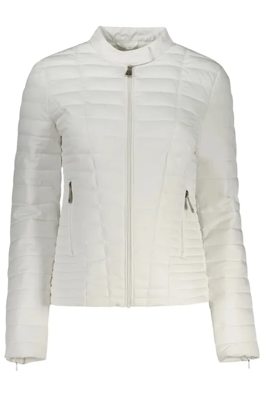 GUESS JEANS WOMEN S WHITE JACKET sold by Siebentaschen