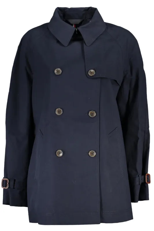 TOMMY HILFIGER WOMEN BLUE TRENCH COAT sold by Siebentaschen