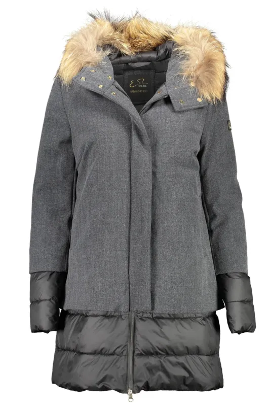YES ZEE GRAY WOMAN DOWN JACKET sold by Siebentaschen