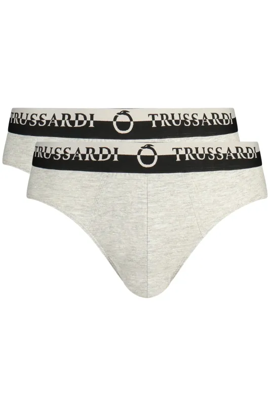 Trussardi Men’s Grey Briefs – 2 Pack sold by Siebentaschen