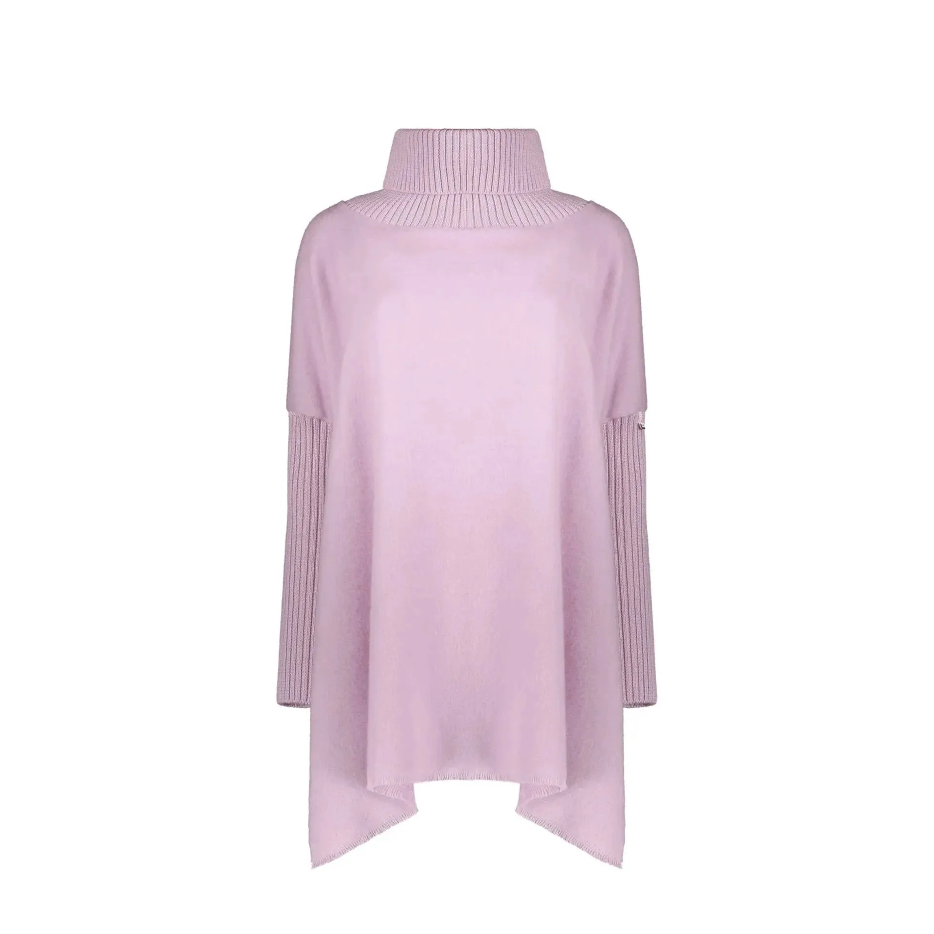 Herno high-collar Asymmetric Poncho sold by Siebentaschen