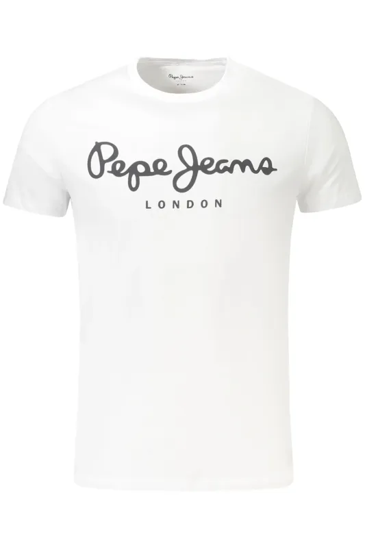 PEPE JEANS SHORT SLEEVE T-SHIRT MEN WHITE sold by Siebentaschen